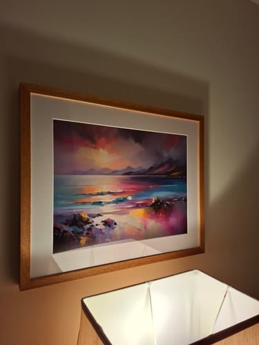 Customer photo review of Magenta Skye Framed Art Print