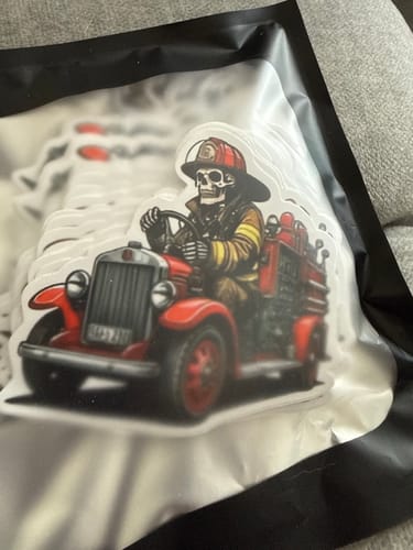 Customer photo review of Print Custom Stickers