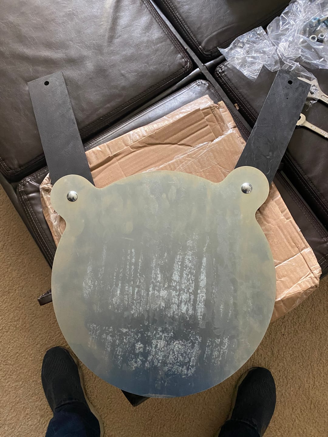Customer photo review of AR500 Hanging Gongs
