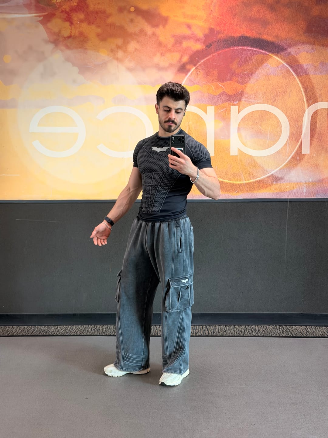Customer photo review of 2131 - Batman Armored Sweats
