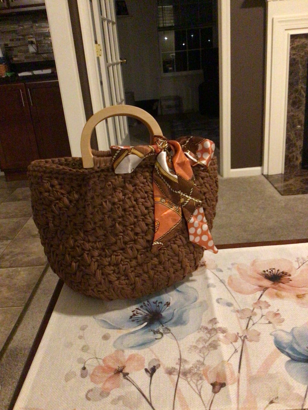 Customer photo review of CrochetPark™  Elegant granny Crochet Bag DIY Kit