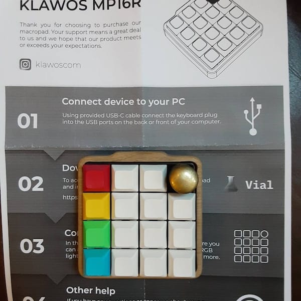 Customer photo review of KLAWOS macropad