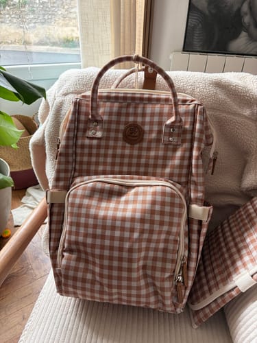 Customer photo review of Sac à dos à langer Richie - Vichy