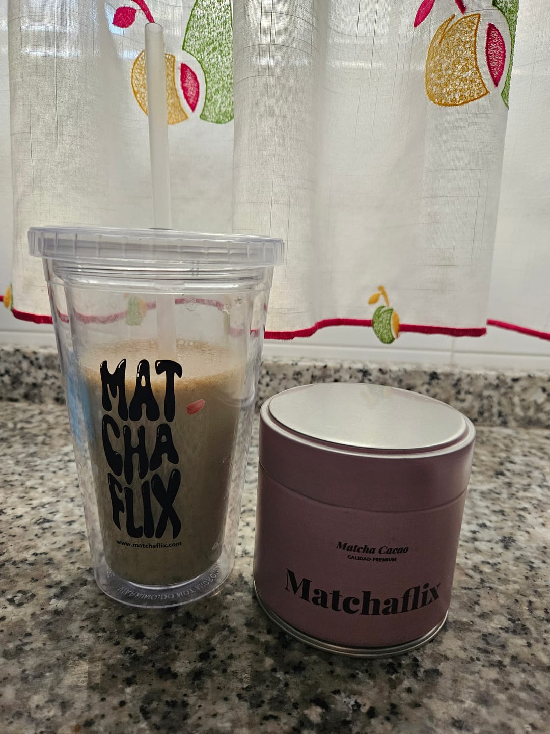 Customer photo review of Té Matcha Premium Cacao