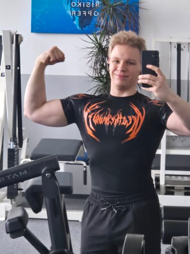 Customer photo review of Void Tech™ Prototype X Short Sleeve Compression [SCORCH]