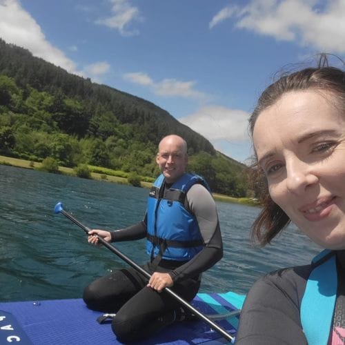 Customer photo review of Aquaplanet PACE 10'6 Inflatable Paddle Board Package - Lagoon