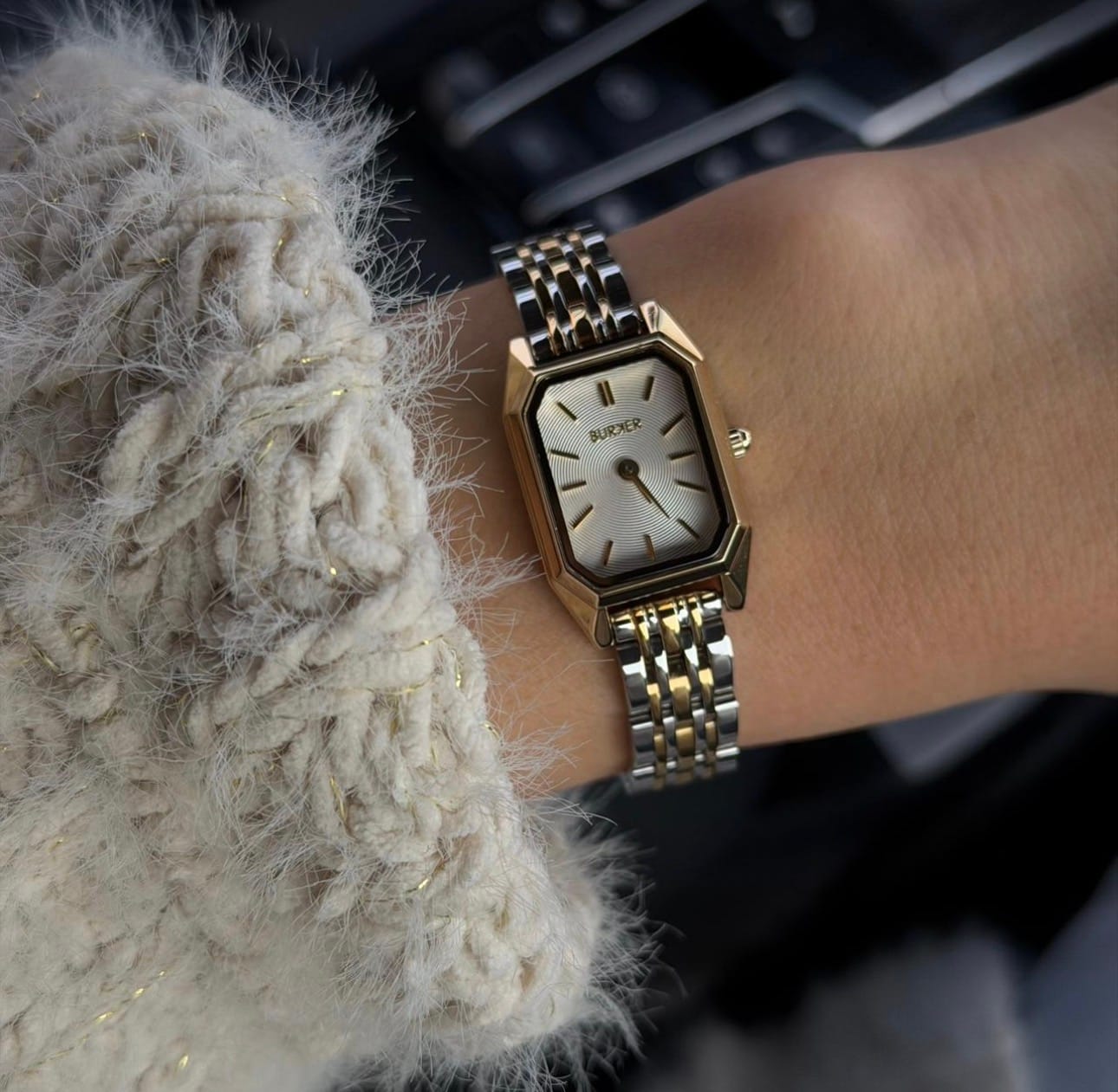Customer photo review of Isabell Petite Gold Silver