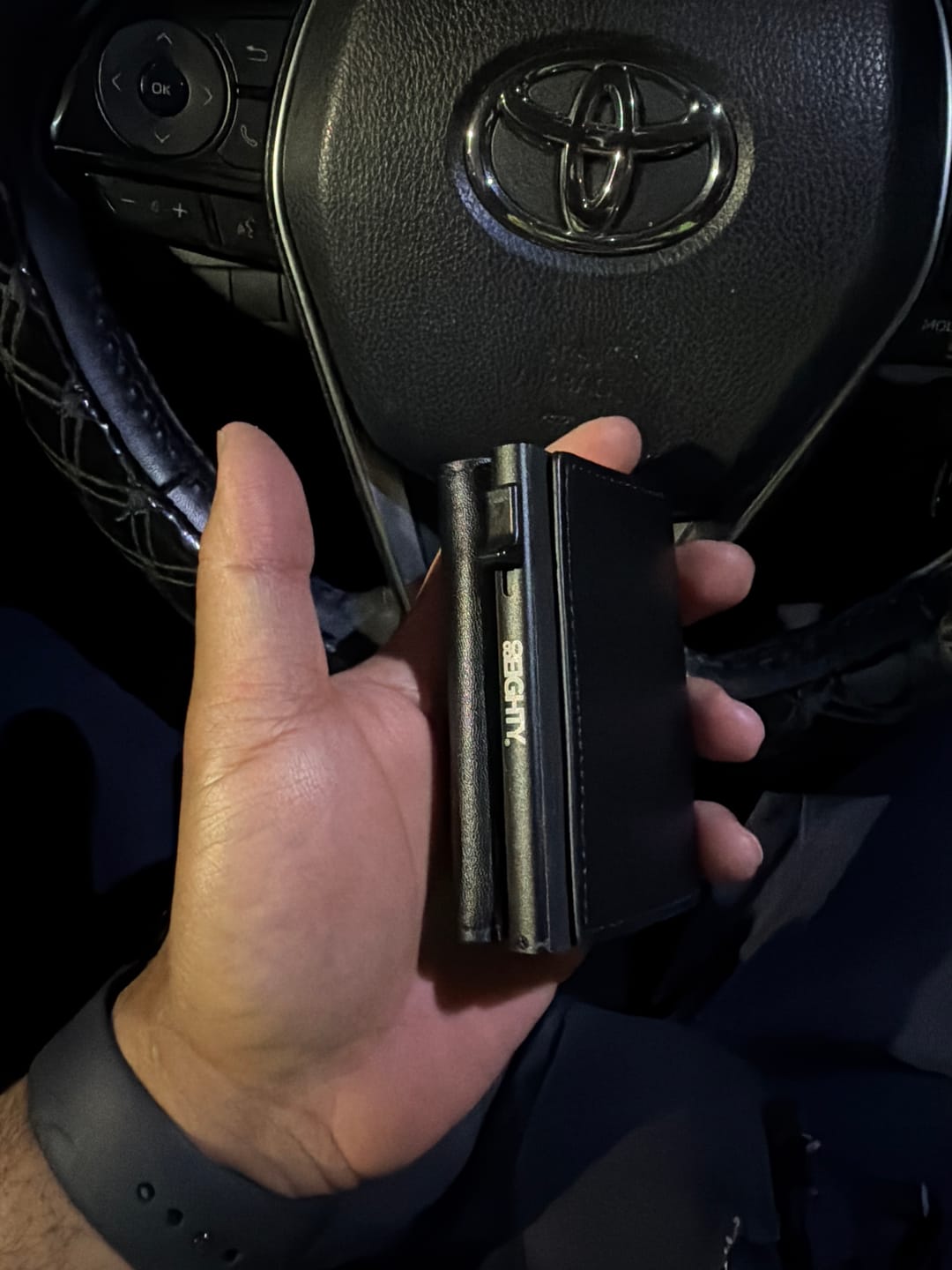 Customer photo review of 80Eighty® Onyx Wallet