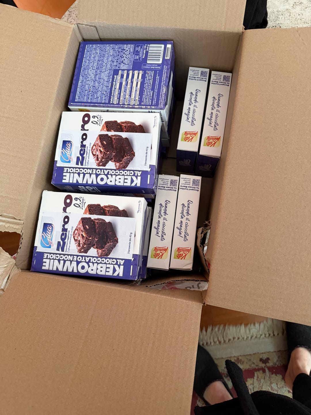 Customer photo review of Kebrownie al Cioccolato e Nocciole
