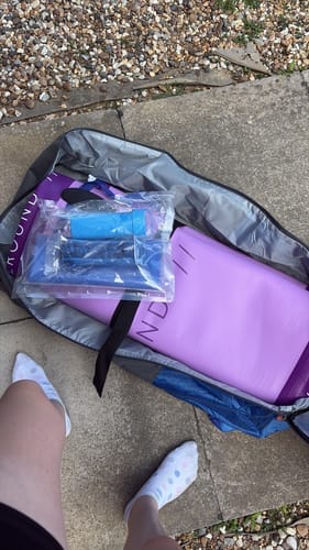 Customer photo review of Aquaplanet ALLROUND TEN 10' Inflatable Paddle Board Package - Kintsugi