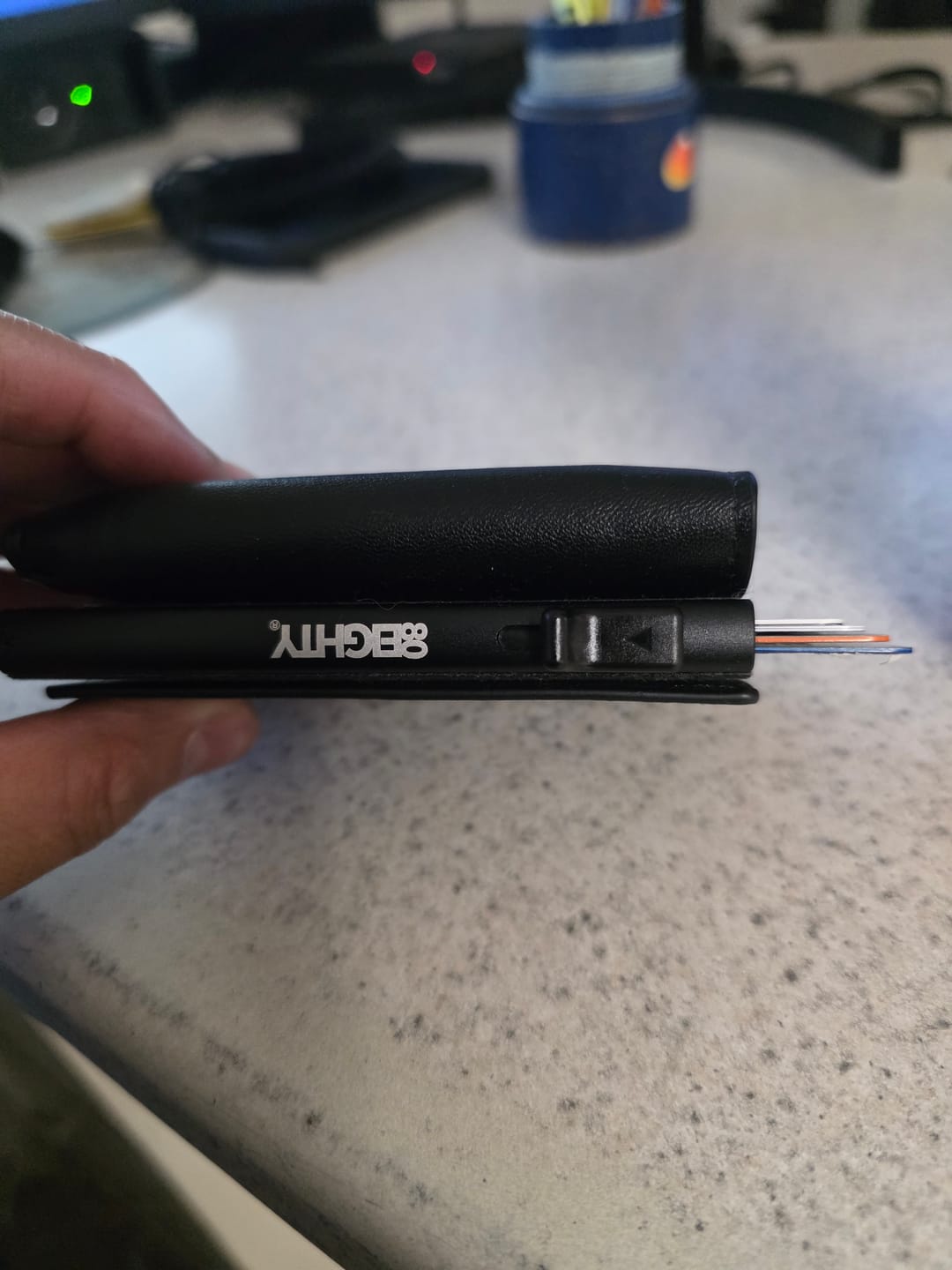 Customer photo review of 80Eighty® Onyx Wallet