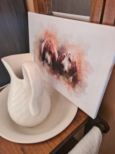 Customer photo review of Vuestra foto como obra de arte – con vista previa en vivo, como póster o lienzo