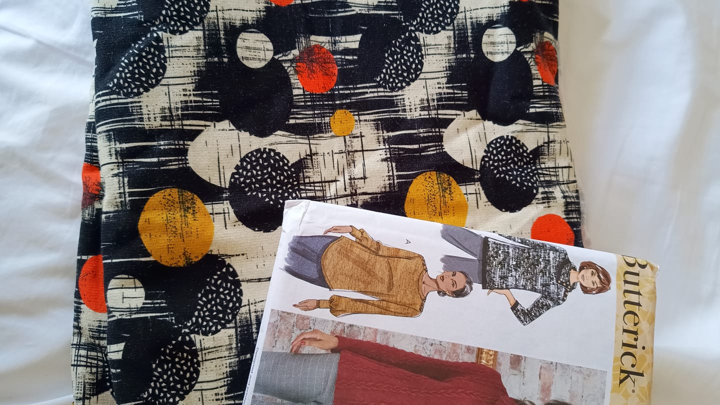 Customer photo review of Retro Rounds French Terry Fabric