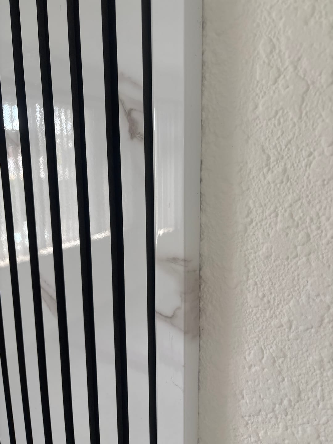 Customer photo review of Acoustic Wall Panel End Trim (Multiple Colours)