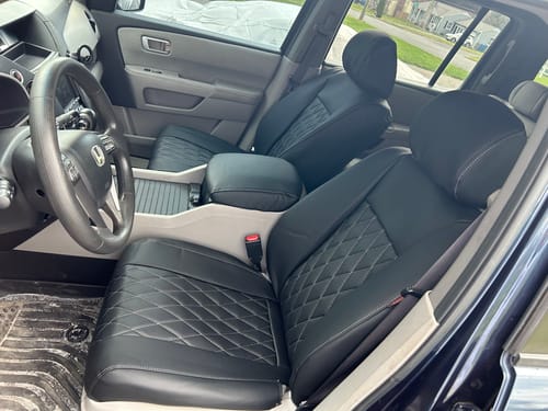 Customer photo review of Premium Custom-Fit Seat Covers