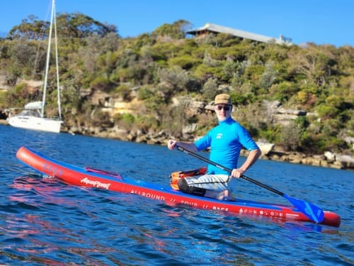 Customer photo review of Aquaplanet PACE 10’6″ Inflatable Paddle Board Package - Coral