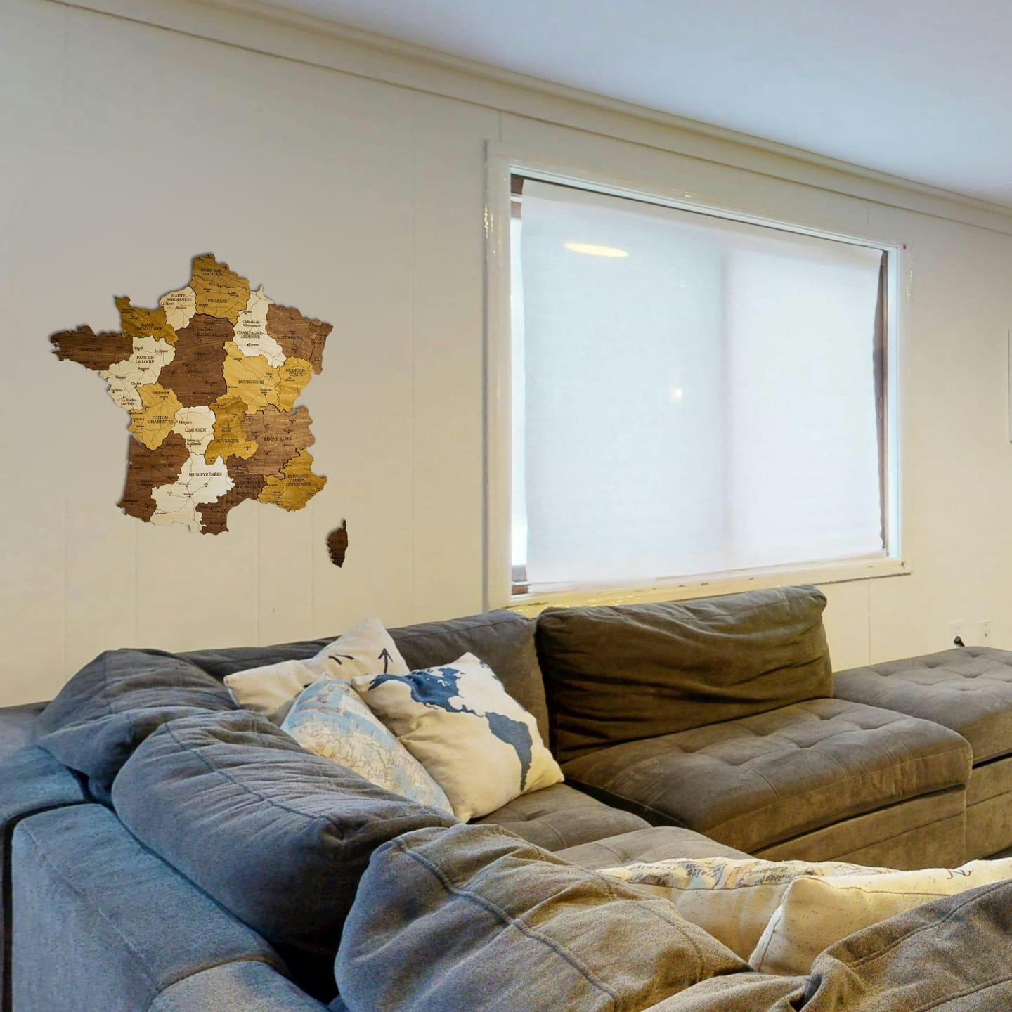 Customer photo review of 🇫🇷 France 3D Wooden Map