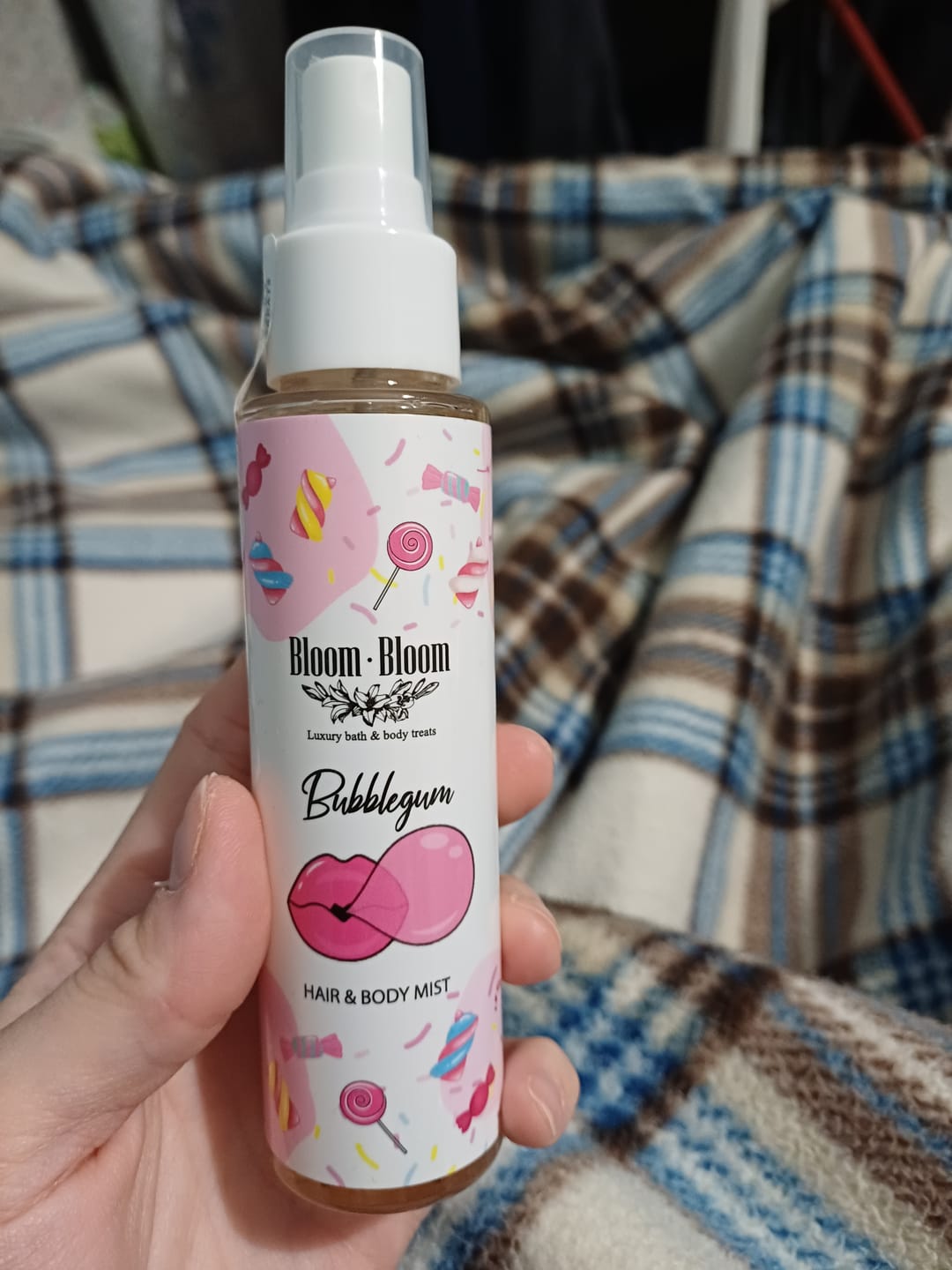 Customer photo review of Hair & Body Mist Bubblegum