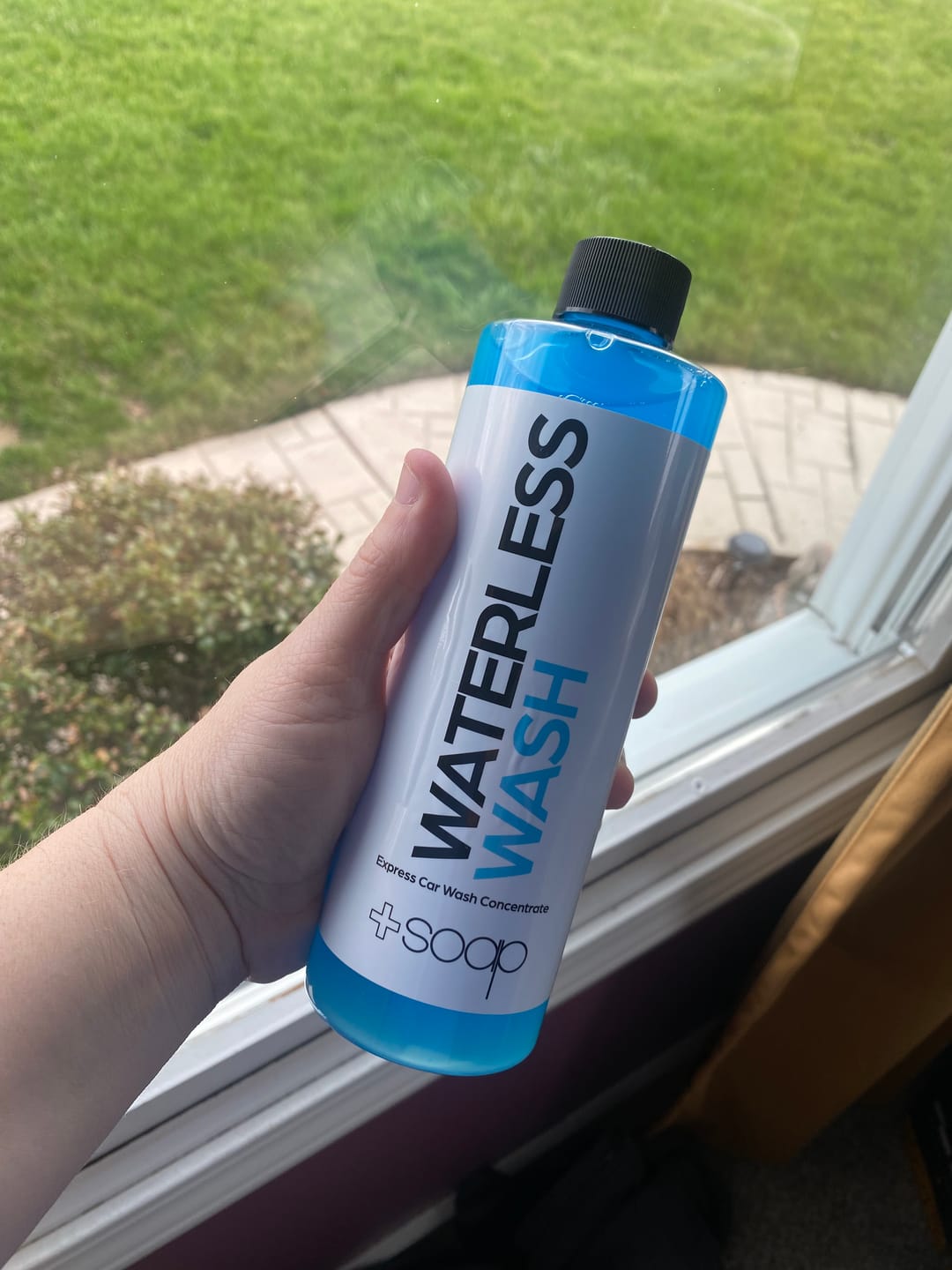 Customer photo review of +Soap Waterless Wash