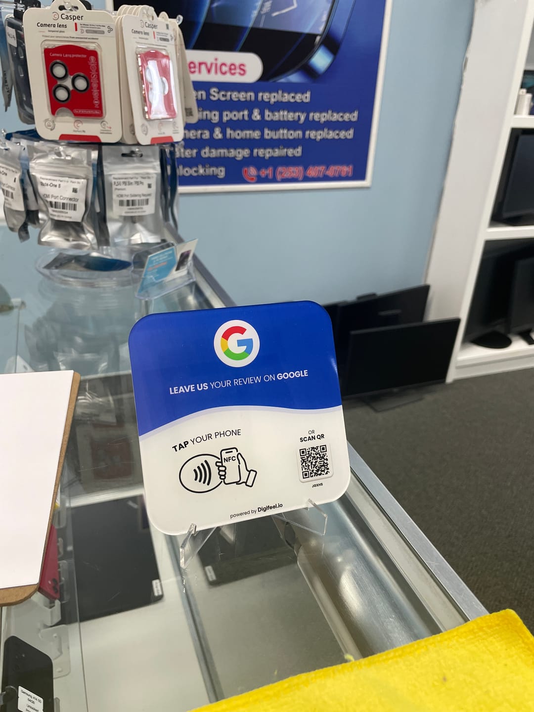 Customer photo review of Google Reviews - Plate