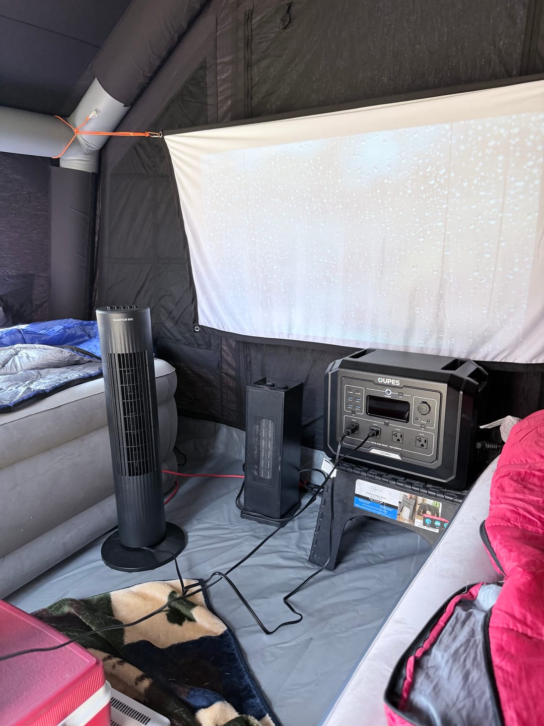 Customer photo review of Coody 8.0 Air Tent Black - Inflatable Tent House for Camping (1-4 Person)