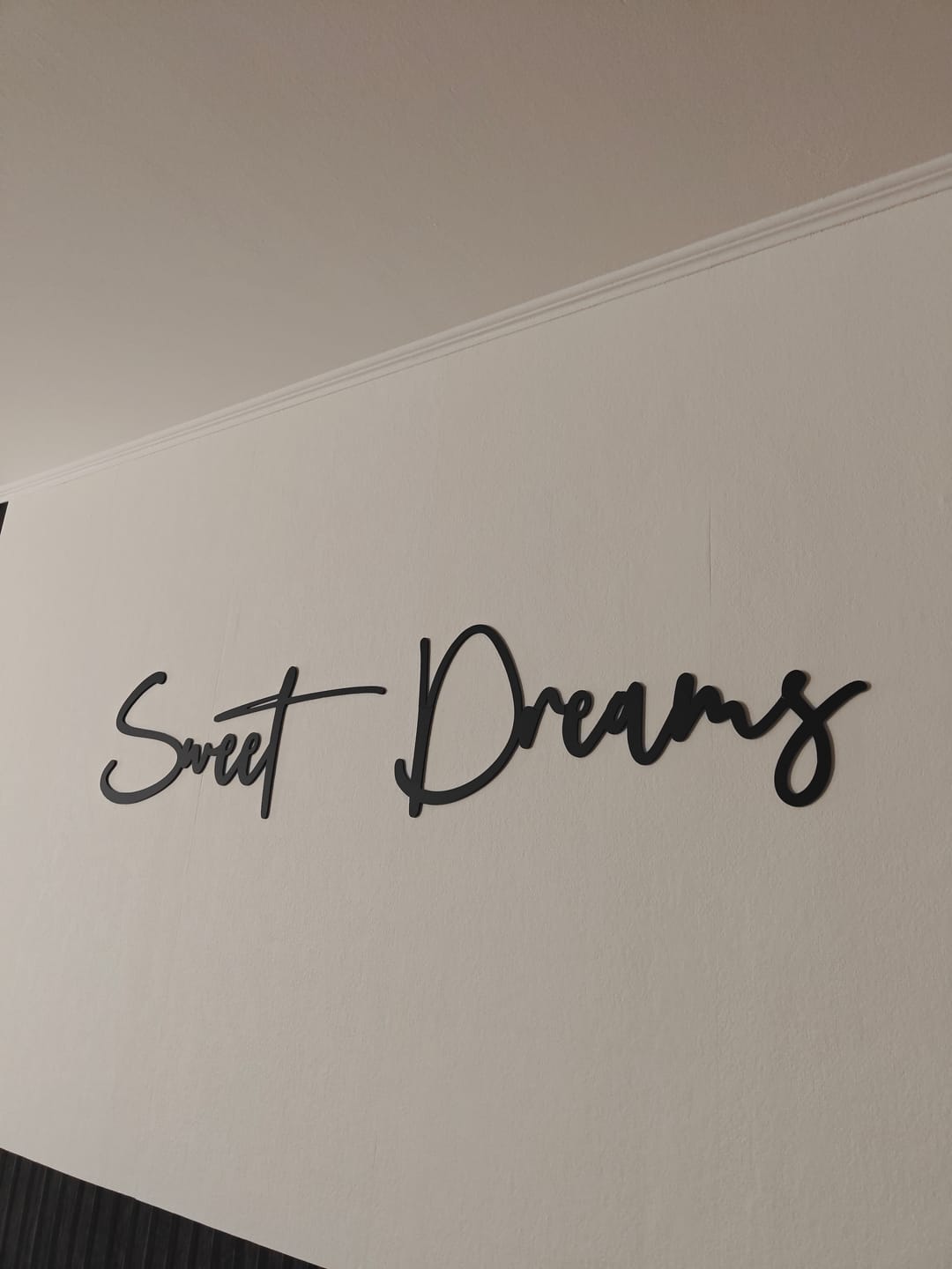 Customer photo review of 3D Schriftzug „Sweet Dreams"