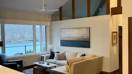 Customer photo review of Abstract Painting Canvas #AP124