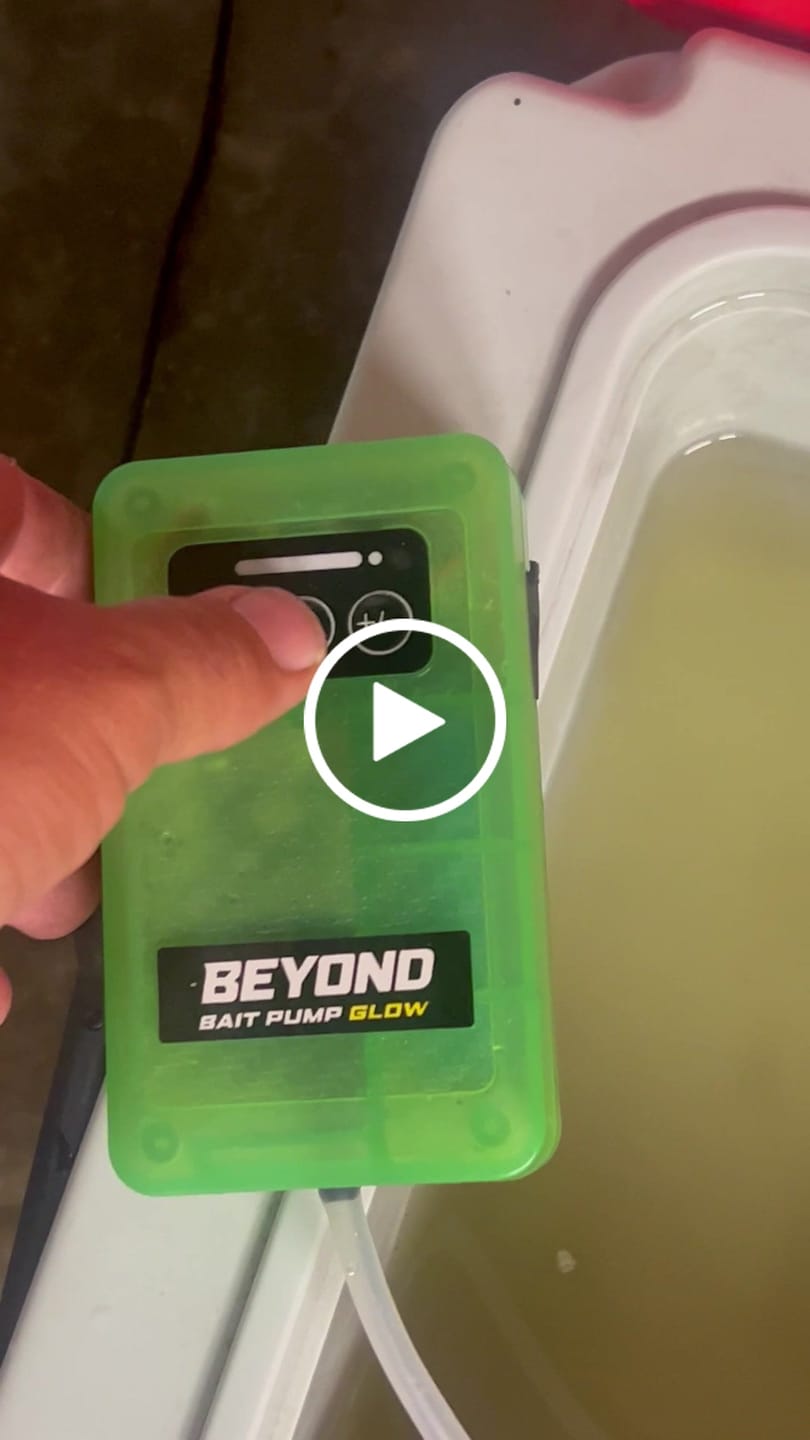 Customer video review of Beyond Bait Pump Rechargeable Aerator - Glow in The Dark Bubbler