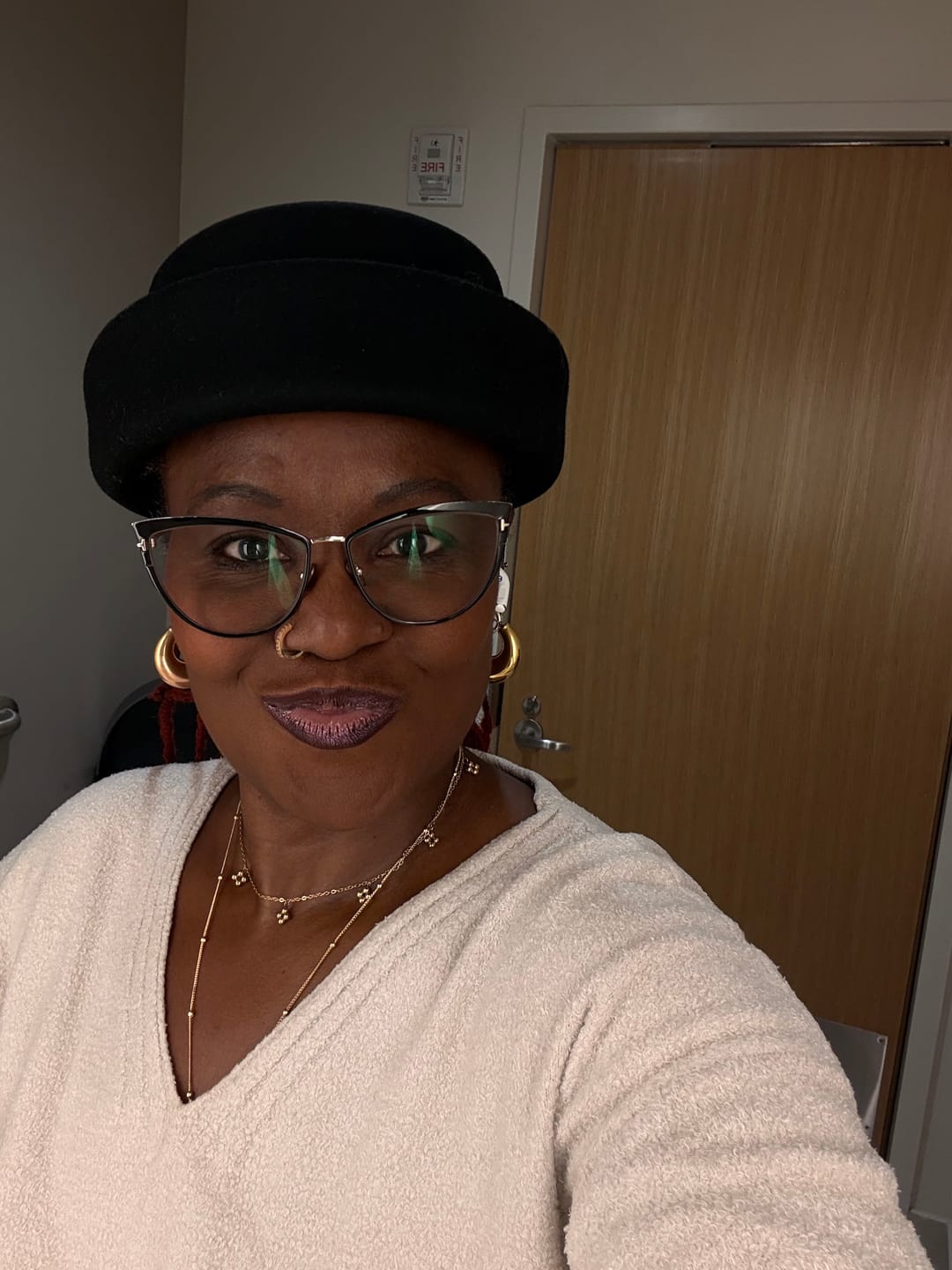 Customer photo review of Russian Pillbox Hat - Hunter Green