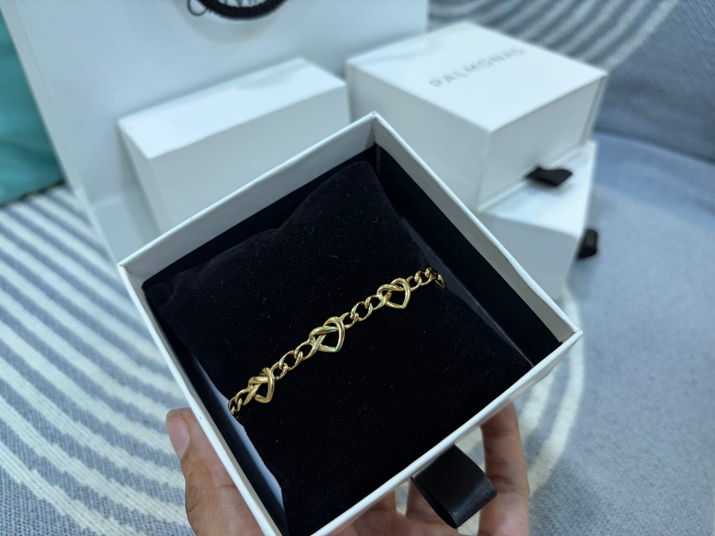 Customer photo review of Tied in Love Bracelet