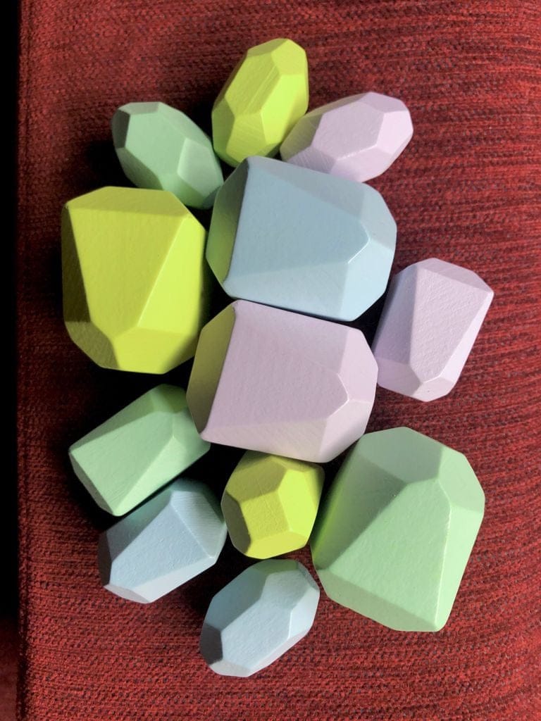Customer photo review of Marvin’s Montessori Balancing Stones