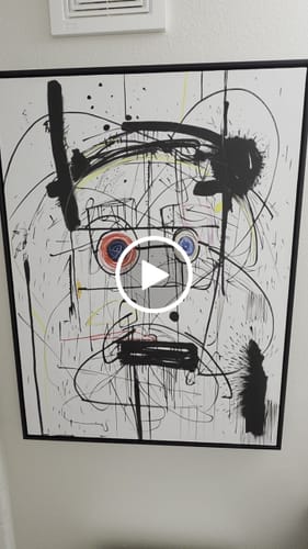 Customer review photo for Abstract Graffiti Art #GA067