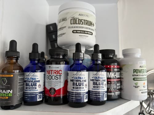 Customer photo review of Ultra Methylene Blue - Fresh Mint Flavor (50mL) (30 Servings)