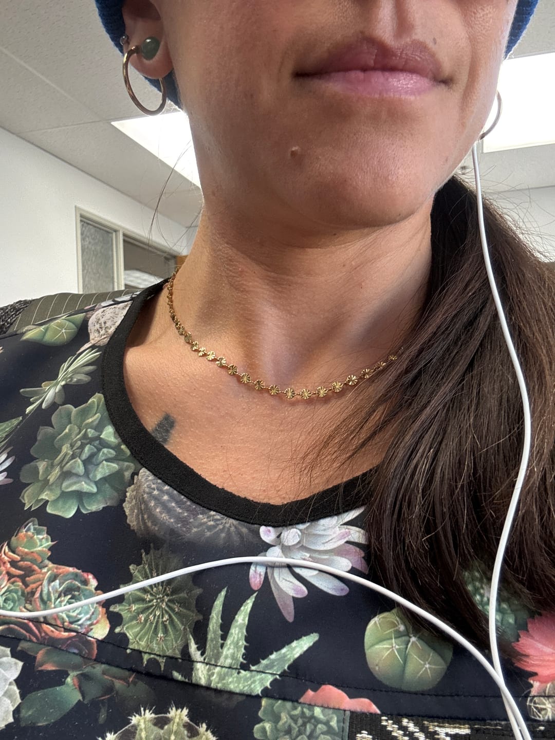 Customer photo review of Moon Chain Necklace