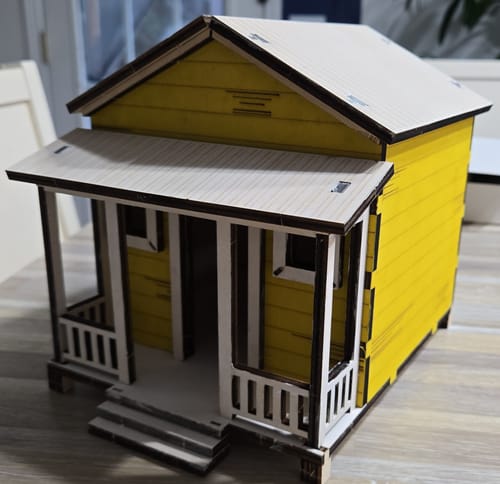 Customer photo review of La Casita de Campo - Modelo Primavera | Manualidad