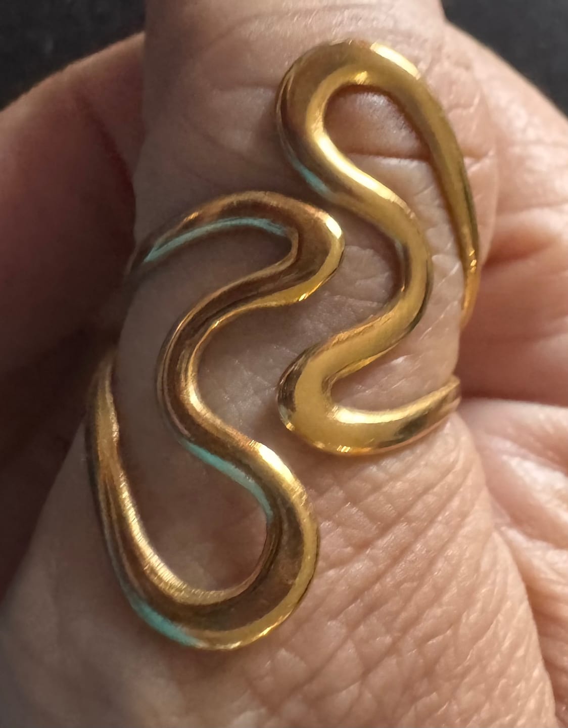 Customer photo review of Sculptura Ring