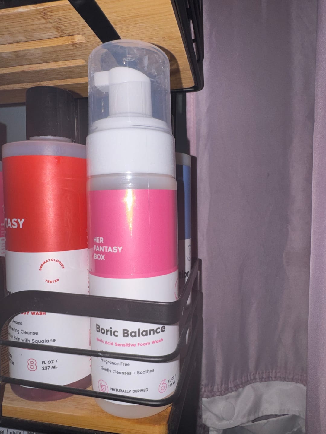 Customer photo review of The Fresh & Clean Kit - Boric Acid Vaginal Wash & Suppository Duo