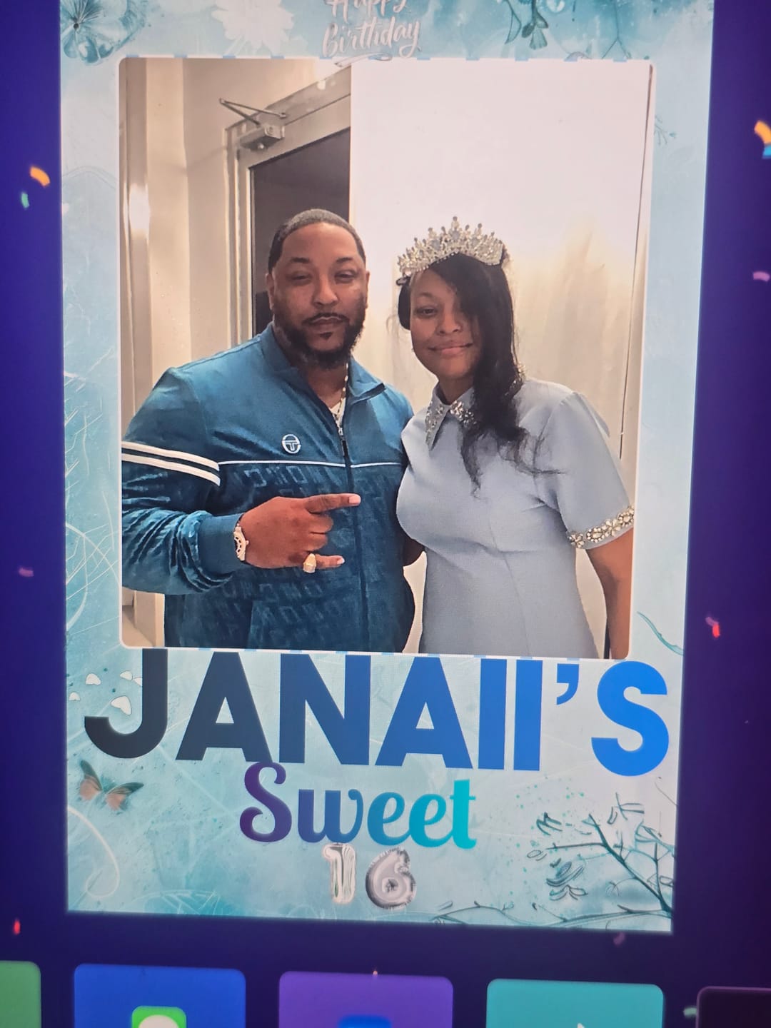 Customer photo review of Bandiera Track Jacket- Mykonos Blue