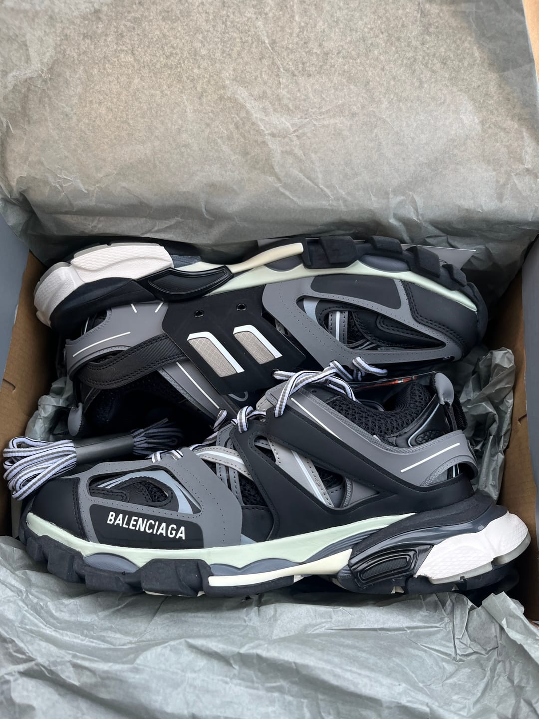 Customer photo review of Balenciaga Track 'Black/Grey 2021'