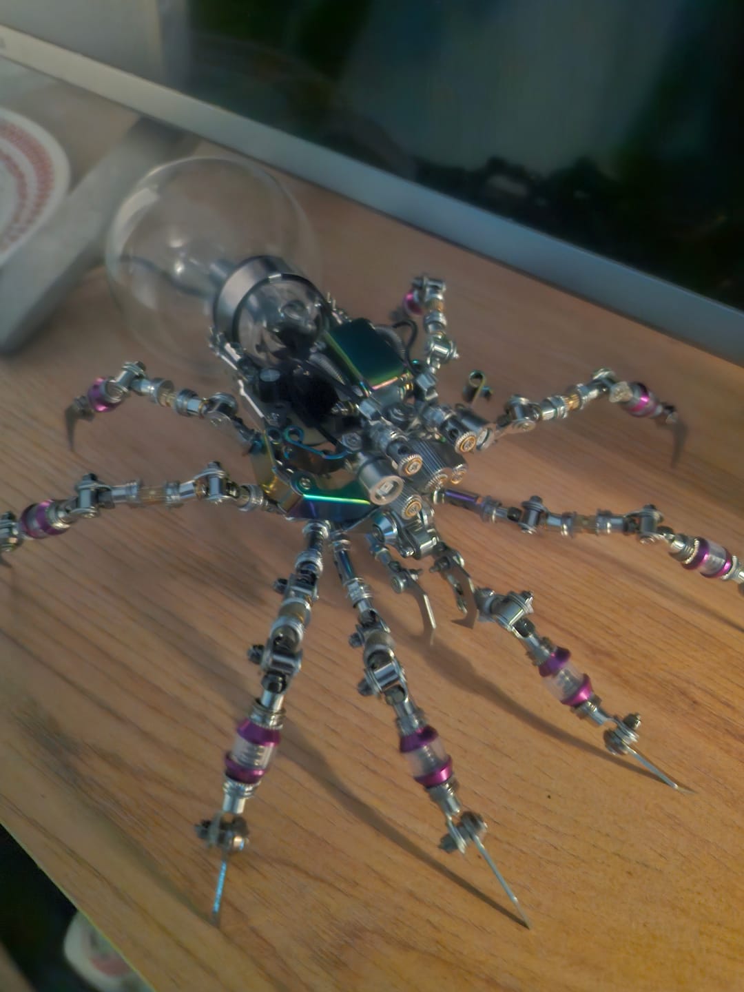 Customer photo review of Cyberpunk Plasma Ball Spider