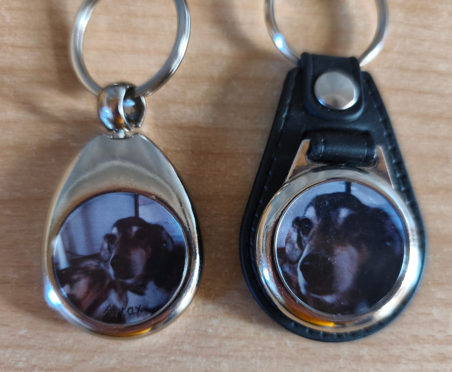 Customer photo review of Schlüsselanhänger mit Hundefoto