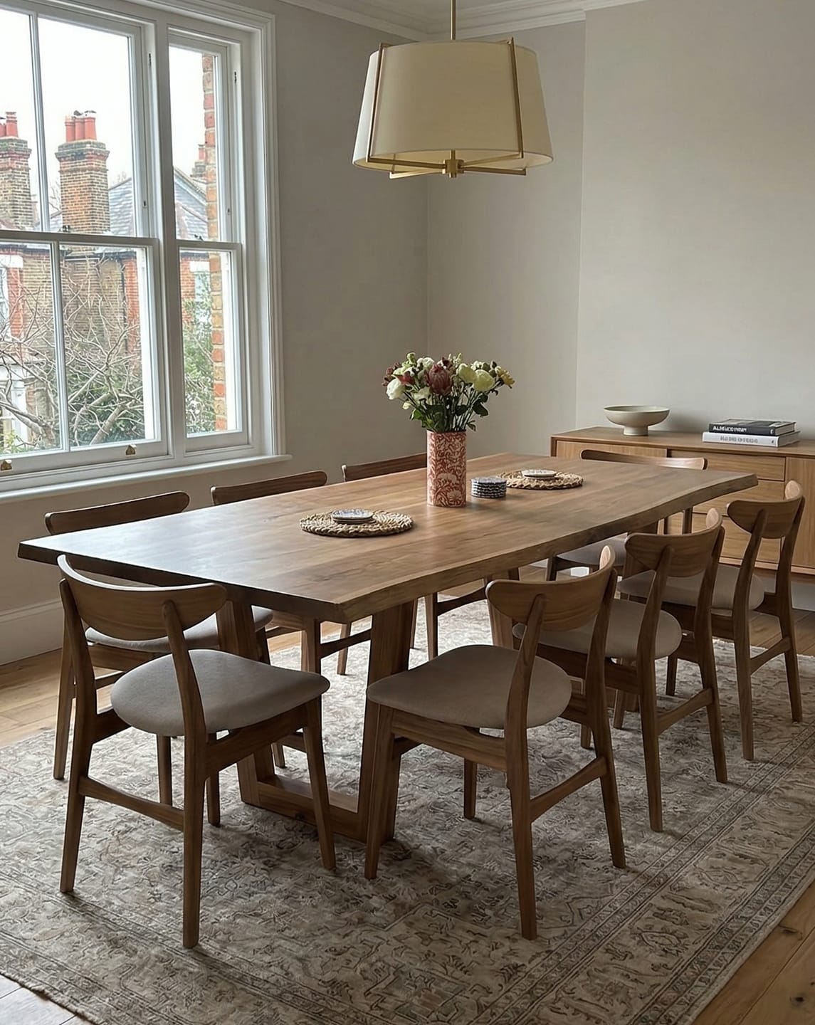 Customer photo review of Eva Walnut Dining Chair