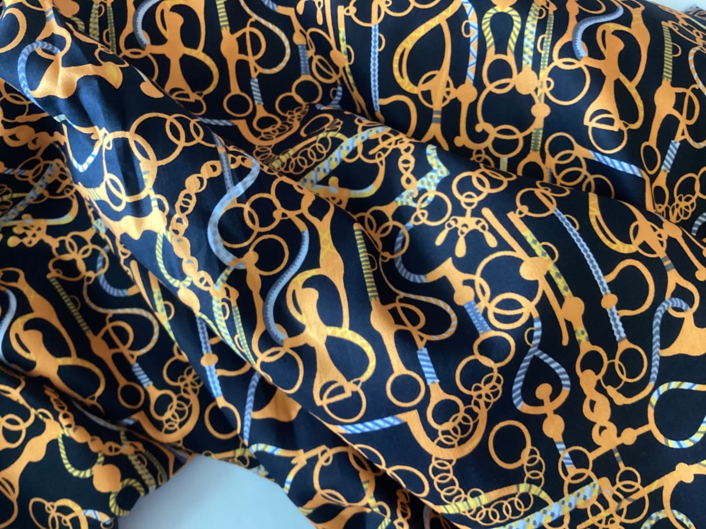 Customer photo review of Chains and Ropes Cotton Poplin Fabric