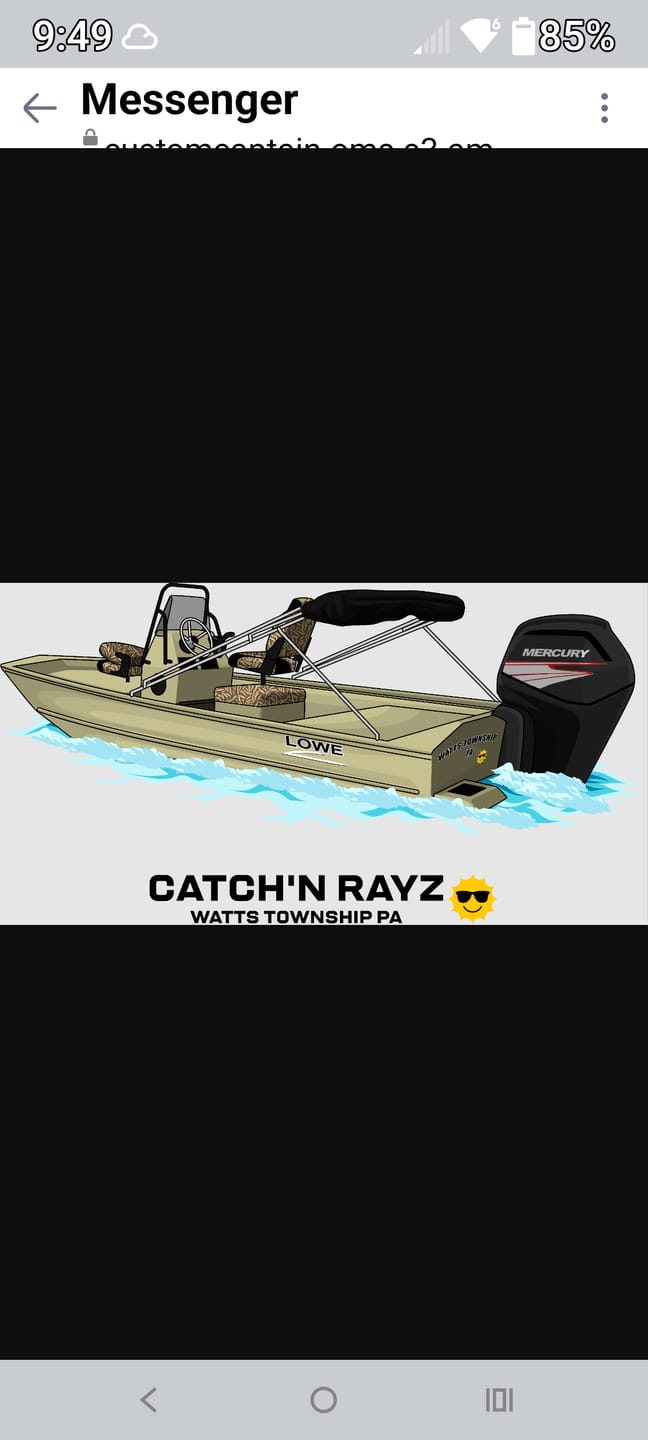 Customer photo review of Custom Boat T-Shirts - With Front Pocket