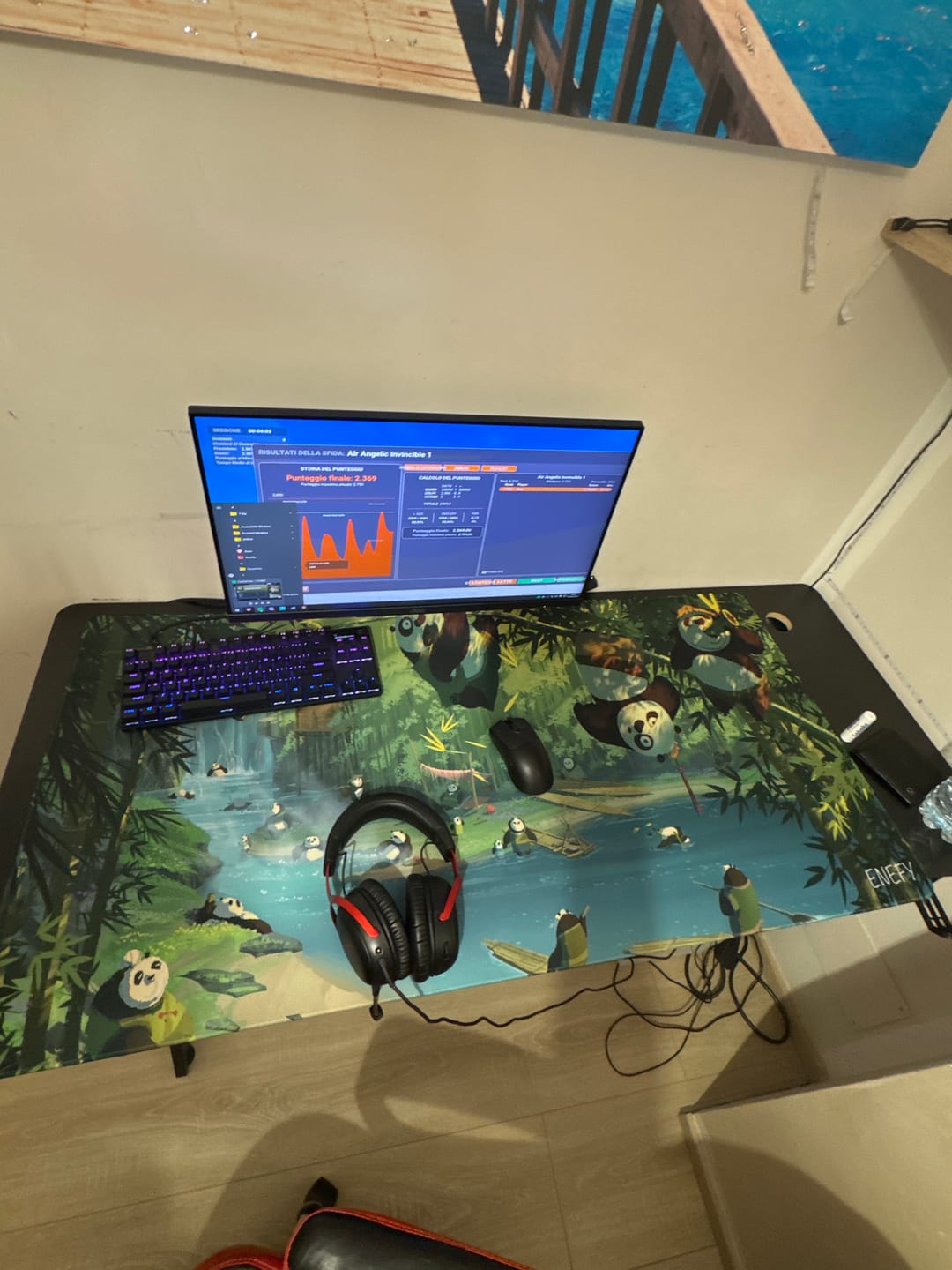 Customer photo review of Customizable Mousepad