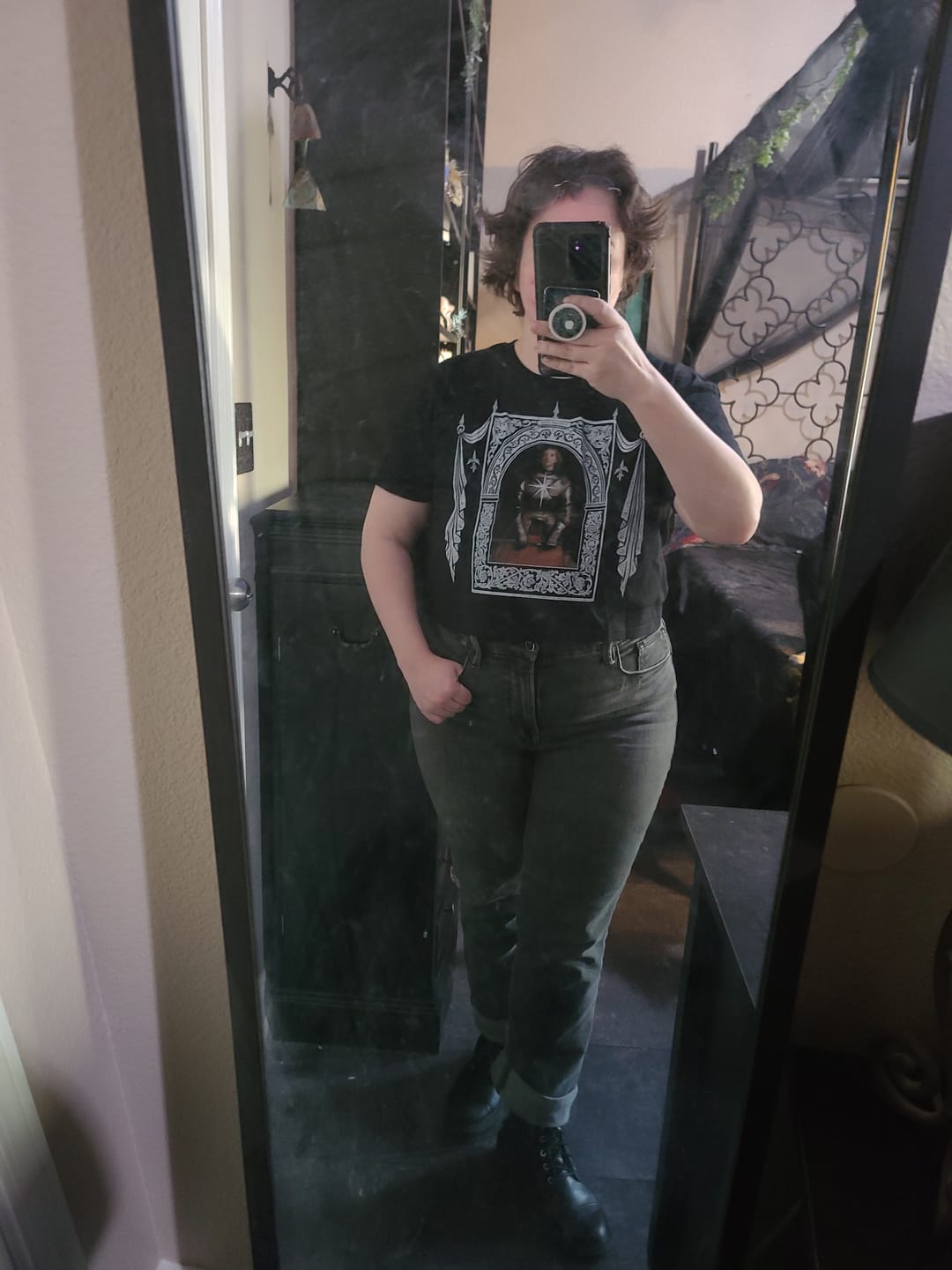 Customer photo review of Acceptance Crop Tee