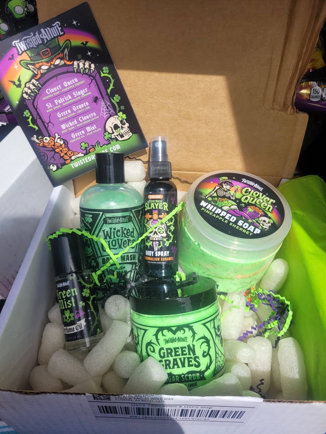 Customer photo review of Monthly Subscription Box