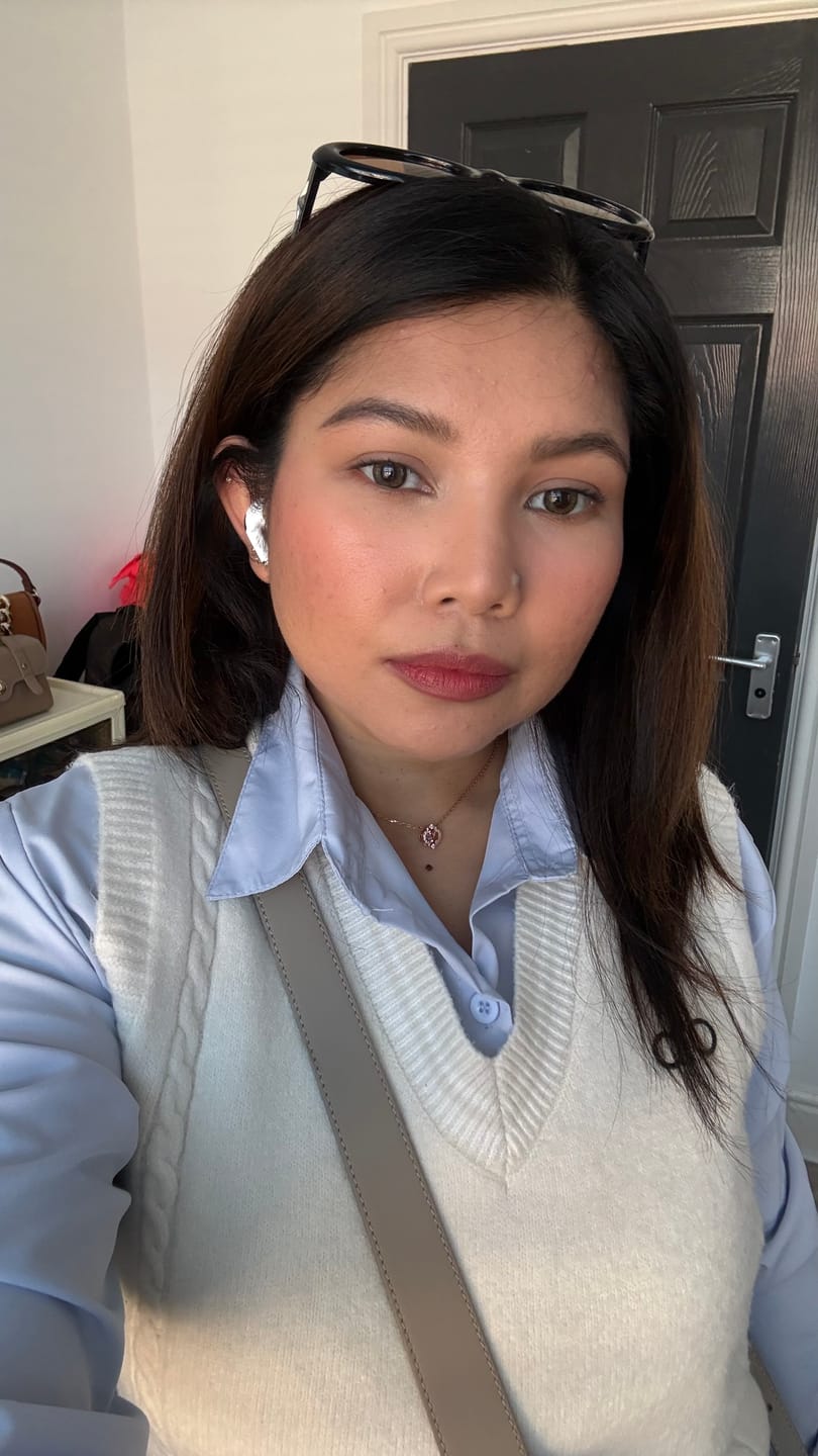 Customer photo review of Lenstown Romantea Tokyo Warm Gray for Toric (2 Pack)