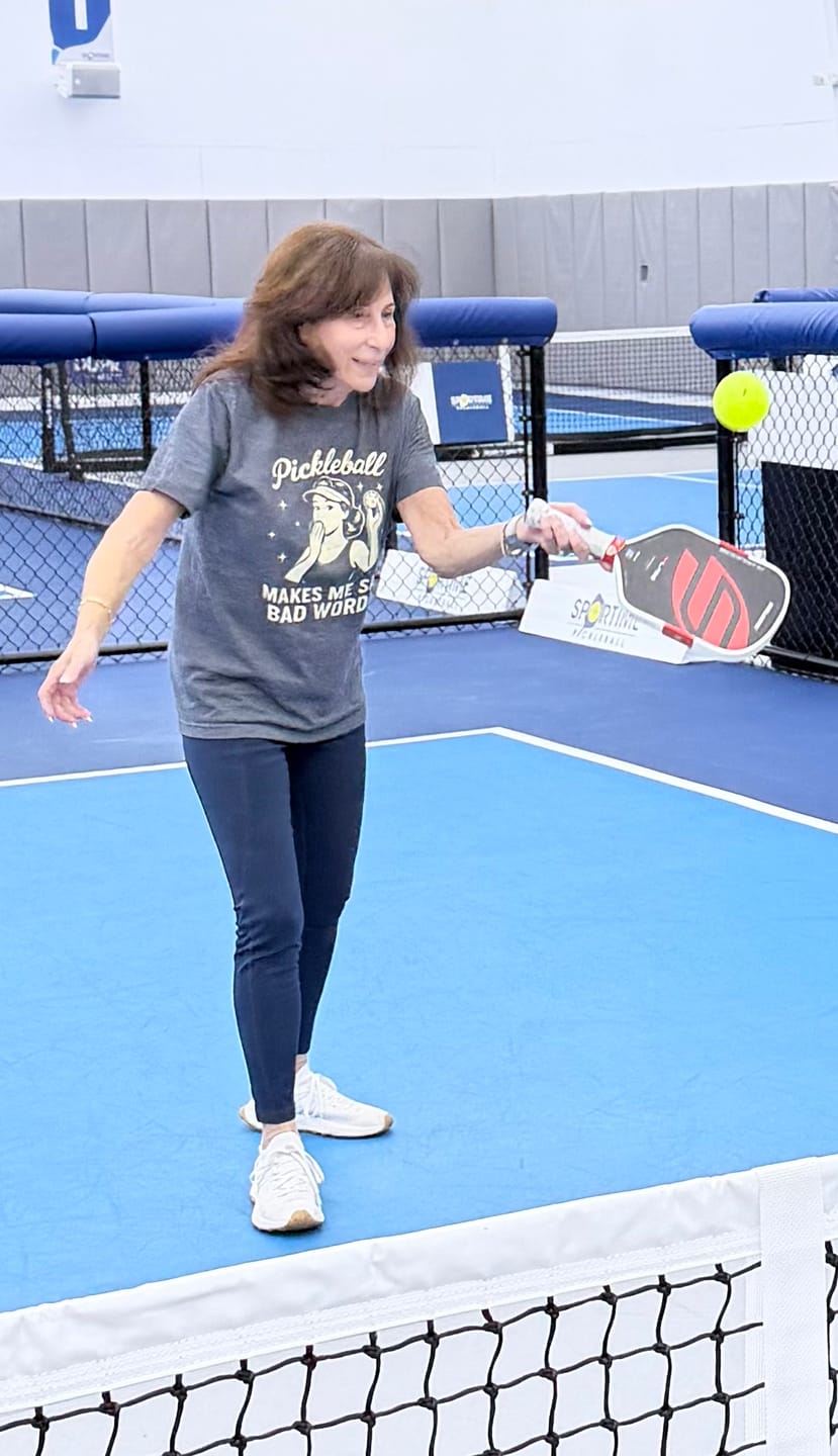 Customer photo review of Bad Words Vintage Pickleball T-Shirt