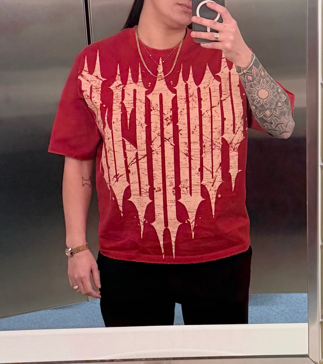 Customer photo review of 4156 - Revenge Tees Spring '25